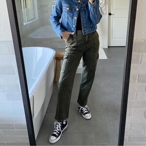 Treasure & Bond Stretch Cotton Cargo Pants